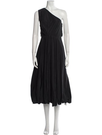 Tibi One-Shoulder Long Dress