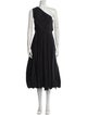 Tibi One-Shoulder Long Dress