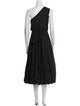 Tibi One-Shoulder Long Dress