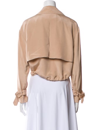 Tibi Silk Biker Jacket
