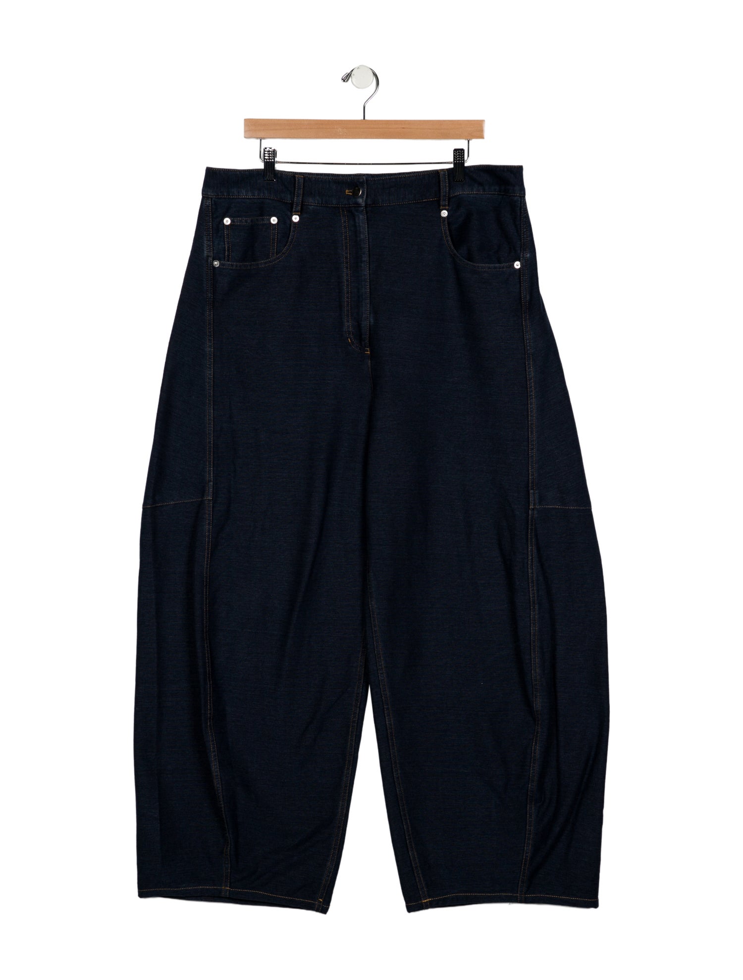 Tibi High-Rise Wide Leg Jeans