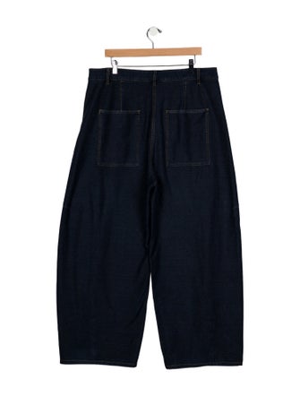 Tibi High-Rise Wide Leg Jeans