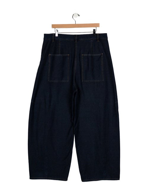 Tibi High-Rise Wide Leg Jeans