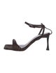Tibi Ponyhair Slingback Sandals