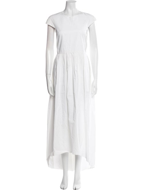 Tibi Off-The-Shoulder Long Dress