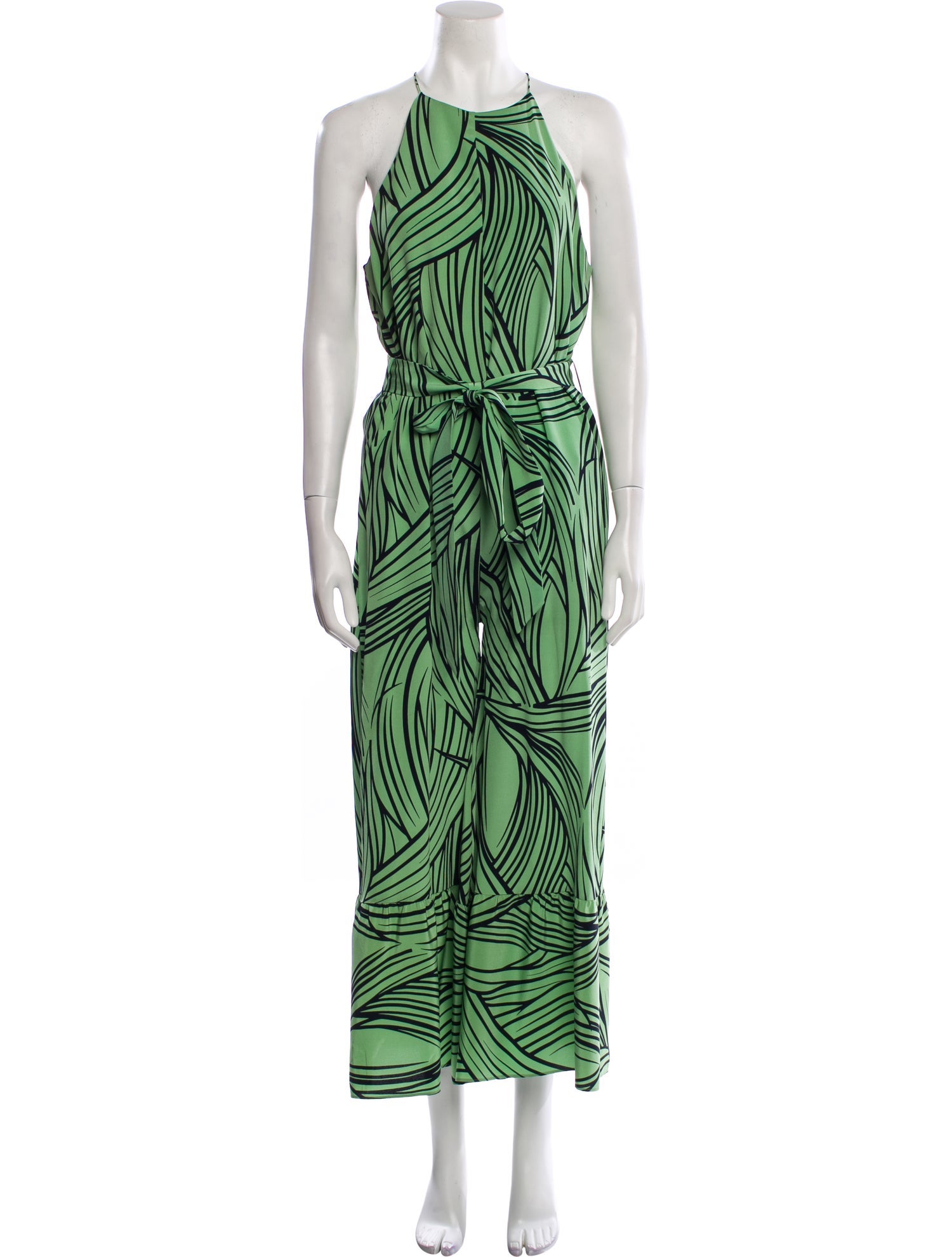 Tibi Silk Printed Jumpsuit