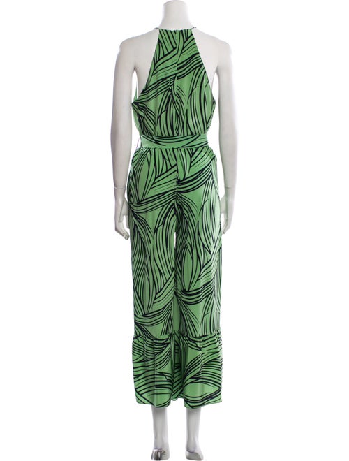 Tibi Silk Printed Jumpsuit
