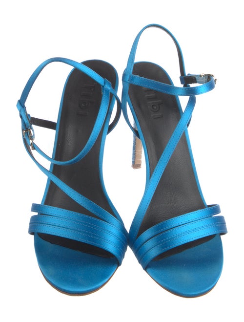 Tibi Satin Slingback Sandals