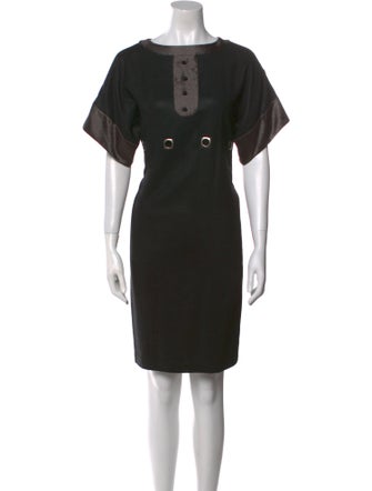 Tibi Wool Knee-Length Dress