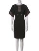 Tibi Wool Knee-Length Dress