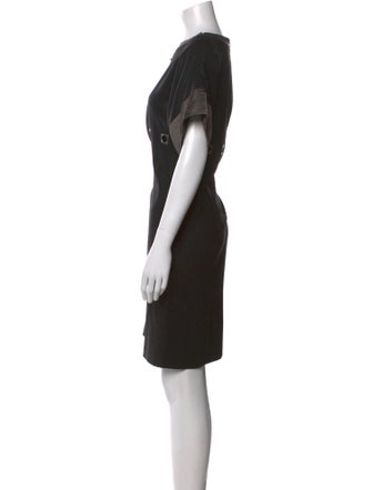 Tibi Wool Knee-Length Dress