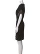 Tibi Wool Knee-Length Dress