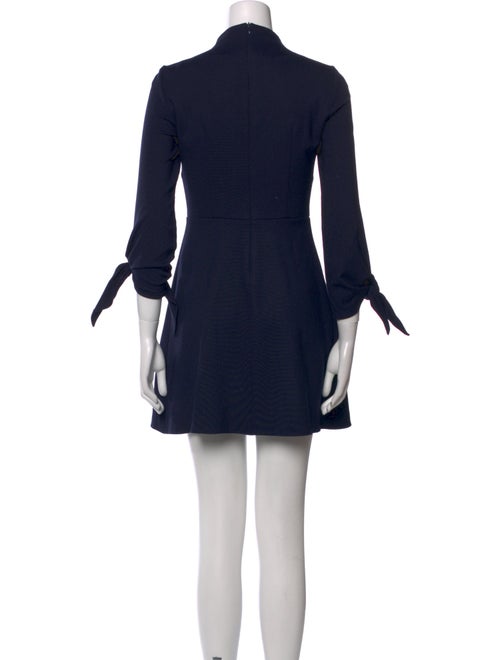 Tibi Mock Neck Mini Dress