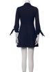 Tibi Mock Neck Mini Dress