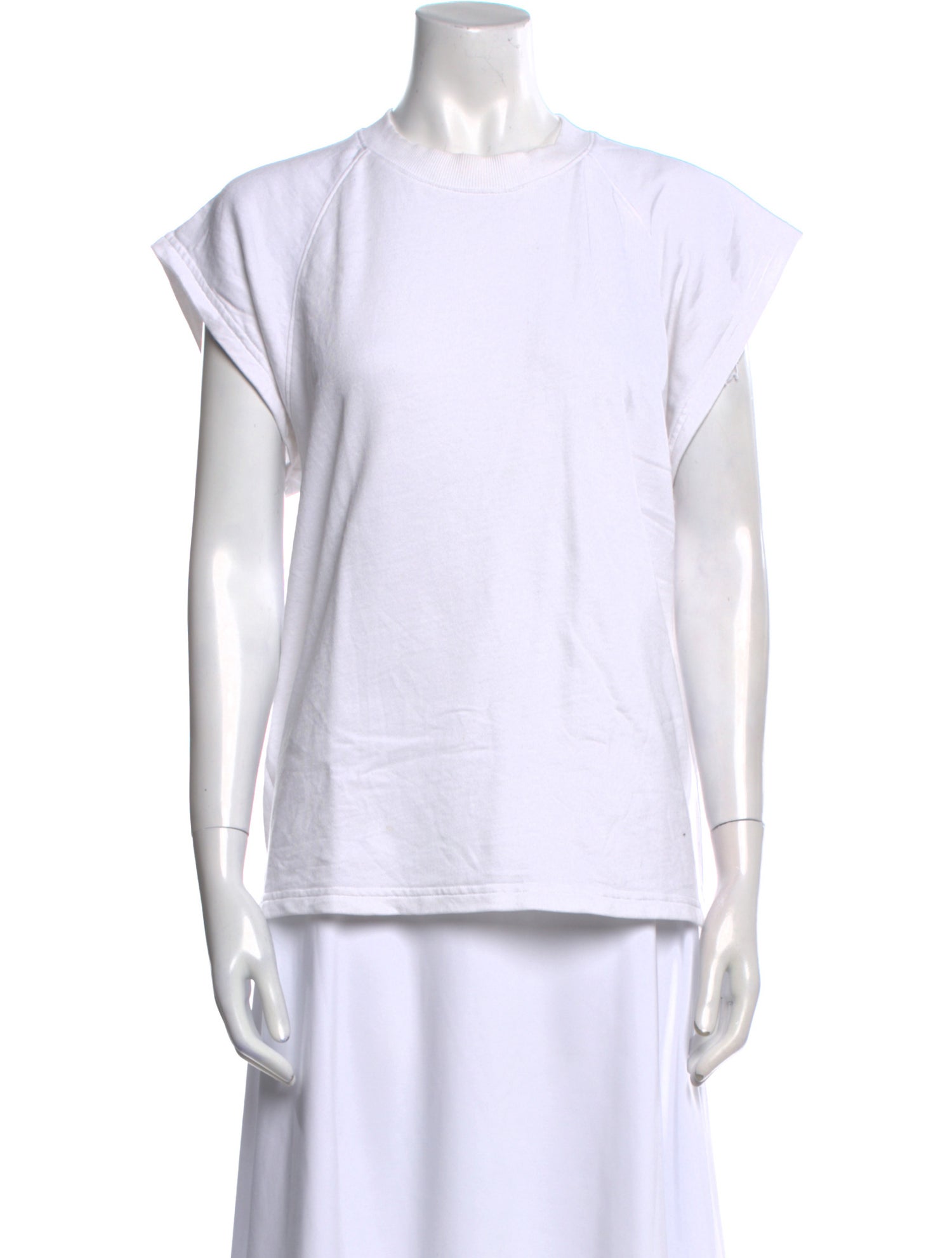 Tibi Crew Neck Short Sleeve T-Shirt
