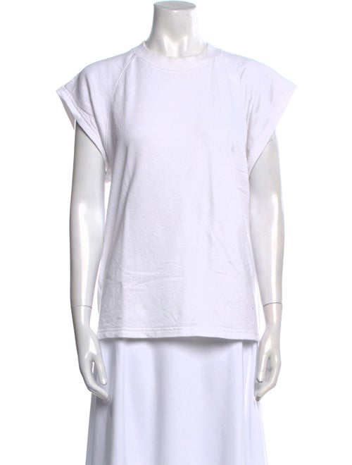 Tibi Crew Neck Short Sleeve T-Shirt
