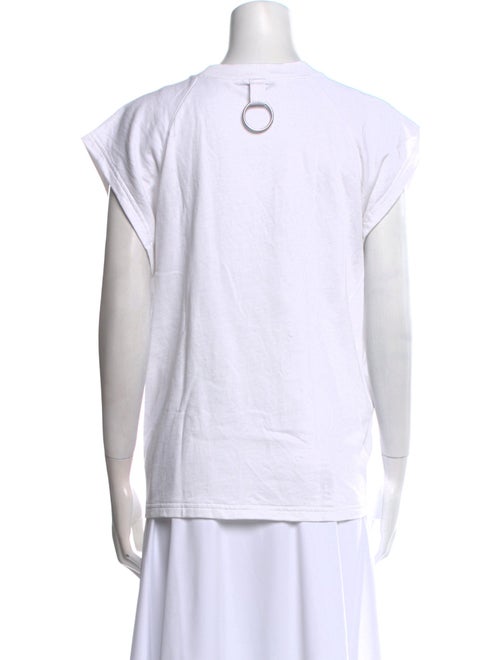 Tibi Crew Neck Short Sleeve T-Shirt