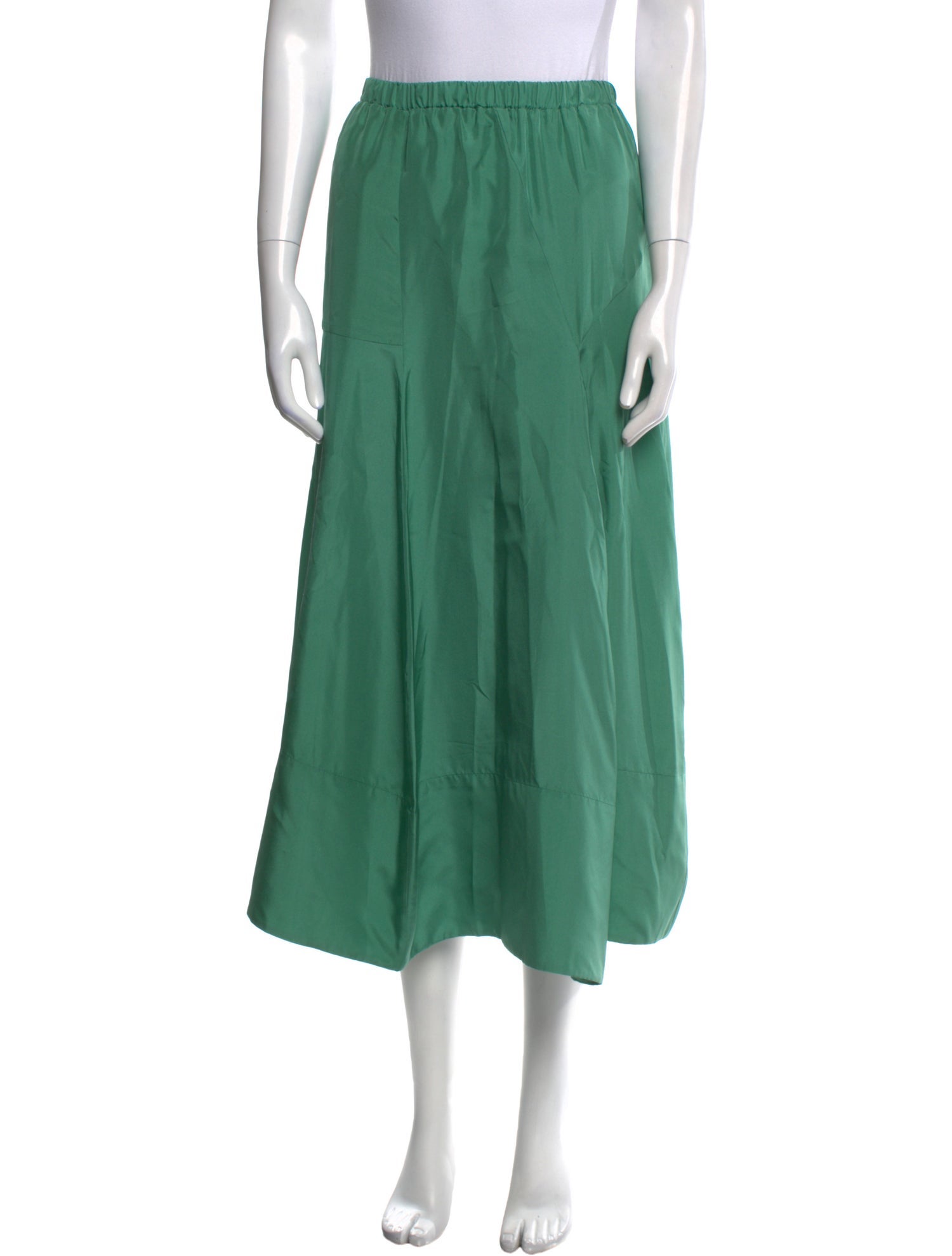 Tibi Silk Midi Length Skirt