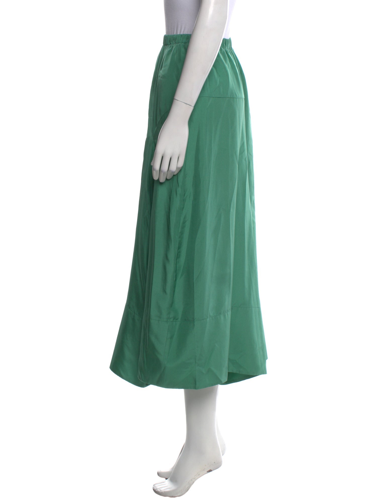 Tibi Silk Midi Length Skirt