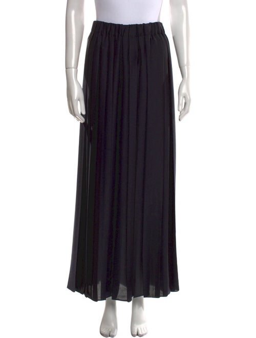 Tibi Pleated Accents Midi Length Skirt