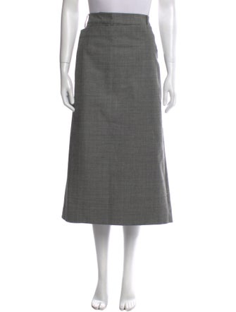 Tibi Wool Midi Length Skirt