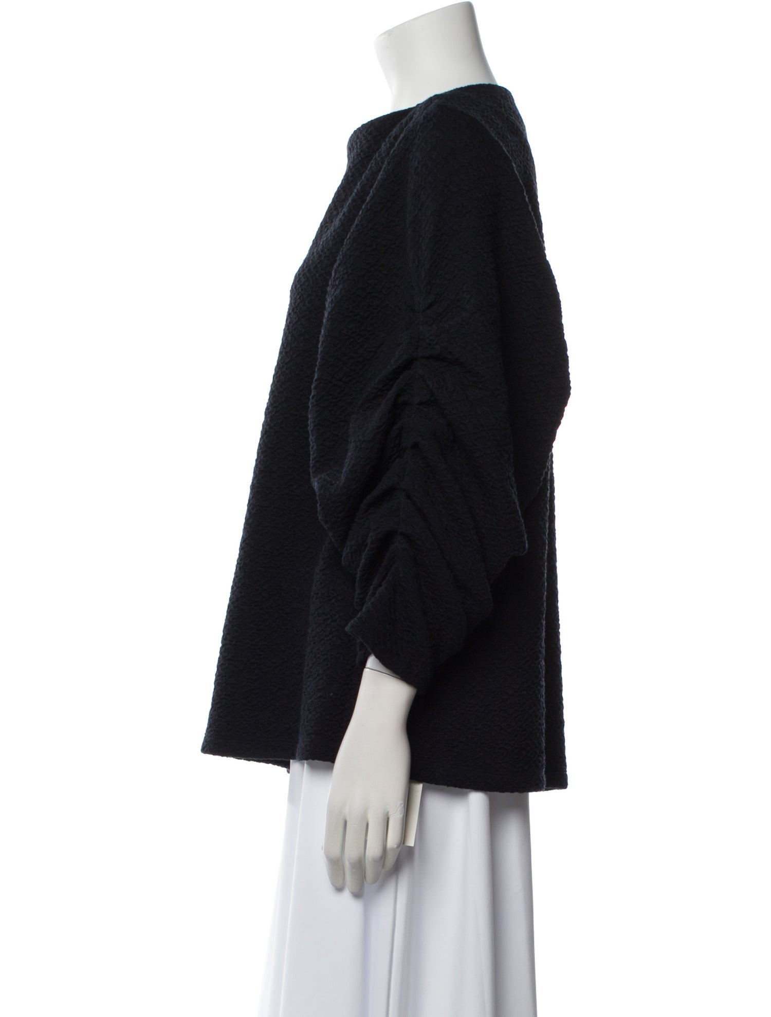 Tibi Bateau Neckline Three-Quarter Sleeve Blouse w/ Tags