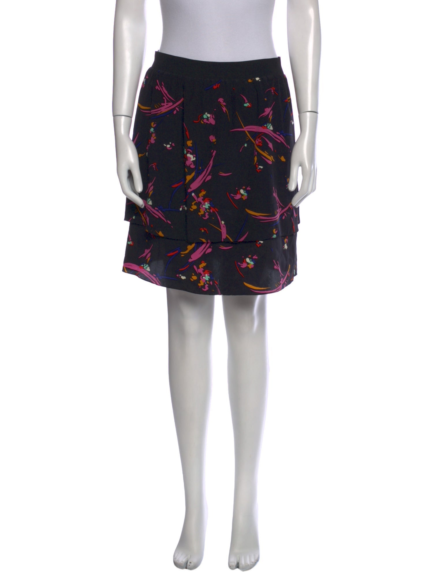 Tibi Silk Mini Skirt