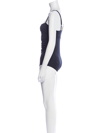 Tibi Square Neckline Sleeveless Bodysuit