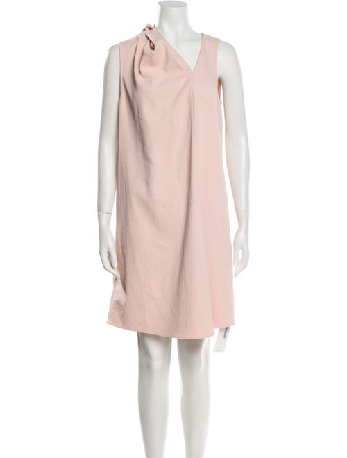 Tibi Cowl Neck Knee-Length Dress