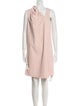 Tibi Cowl Neck Knee-Length Dress