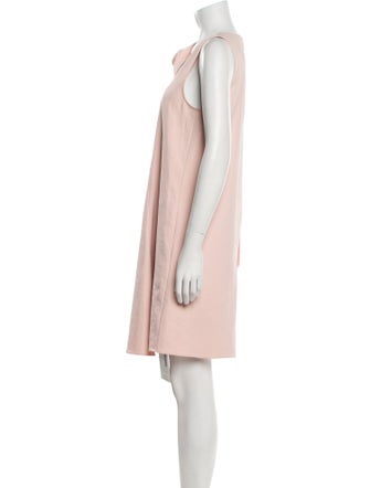 Tibi Cowl Neck Knee-Length Dress