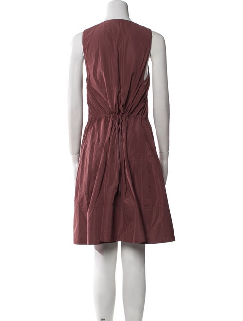 Tibi Square Neckline Knee-Length Dress
