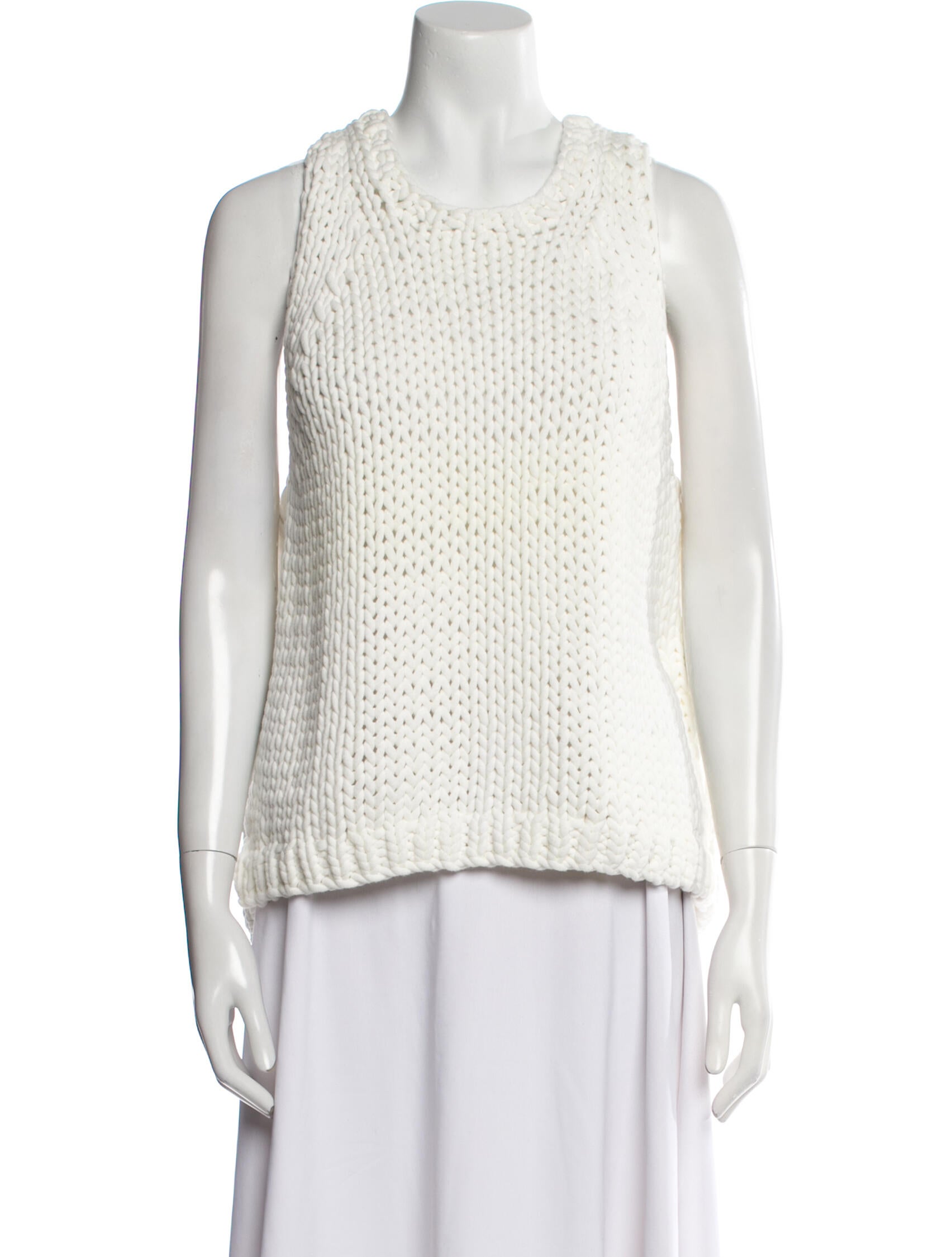 Tibi Scoop Neck Sweater