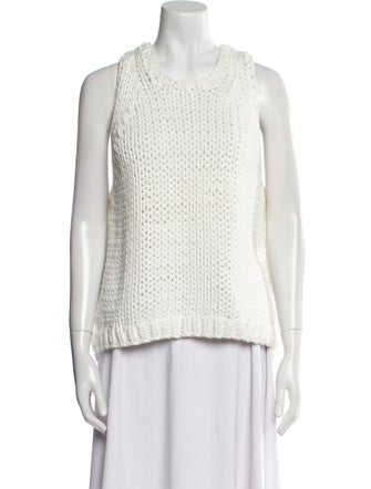 Tibi Scoop Neck Sweater