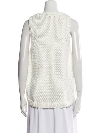 Tibi Scoop Neck Sweater