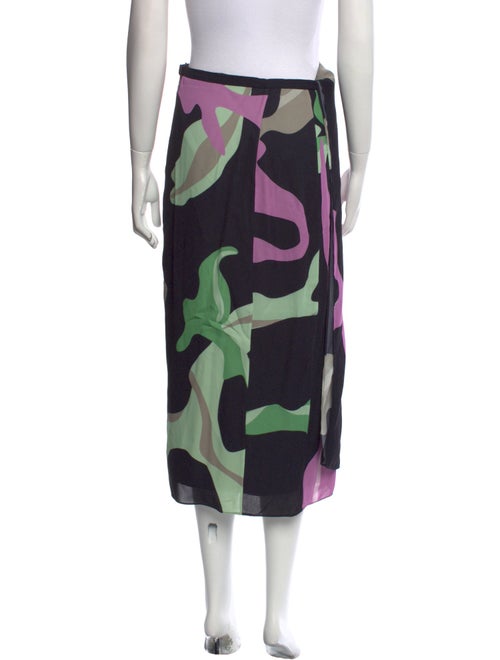 Tibi Printed Midi Length Skirt