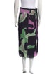 Tibi Printed Midi Length Skirt