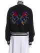 Tibi Floral Print Bomber Jacket