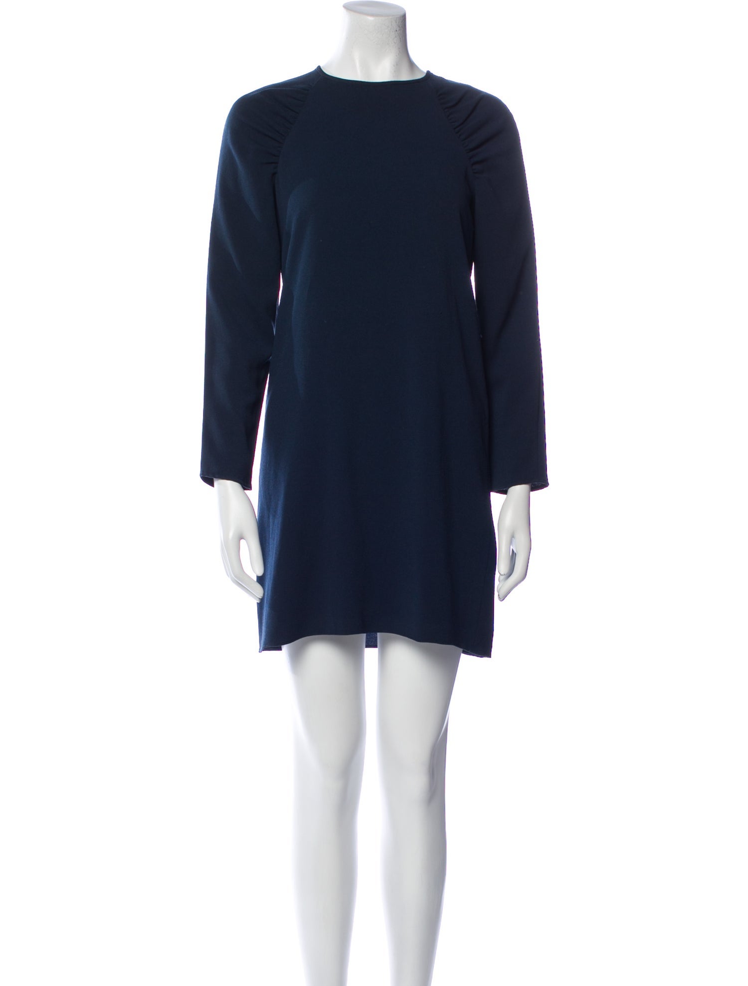 Tibi Crew Neck Mini Dress