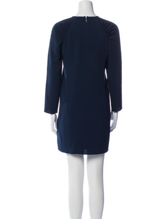 Tibi Crew Neck Mini Dress