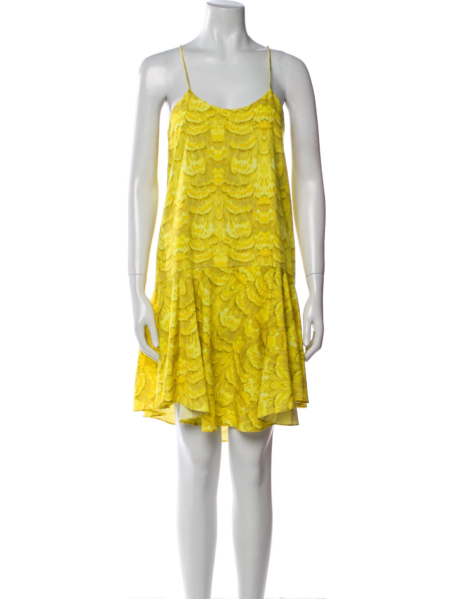 Tibi Scoop Neck Mini Dress