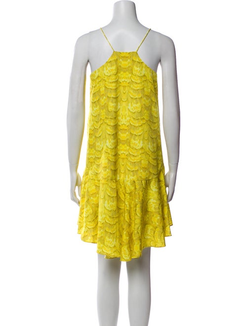 Tibi Scoop Neck Mini Dress