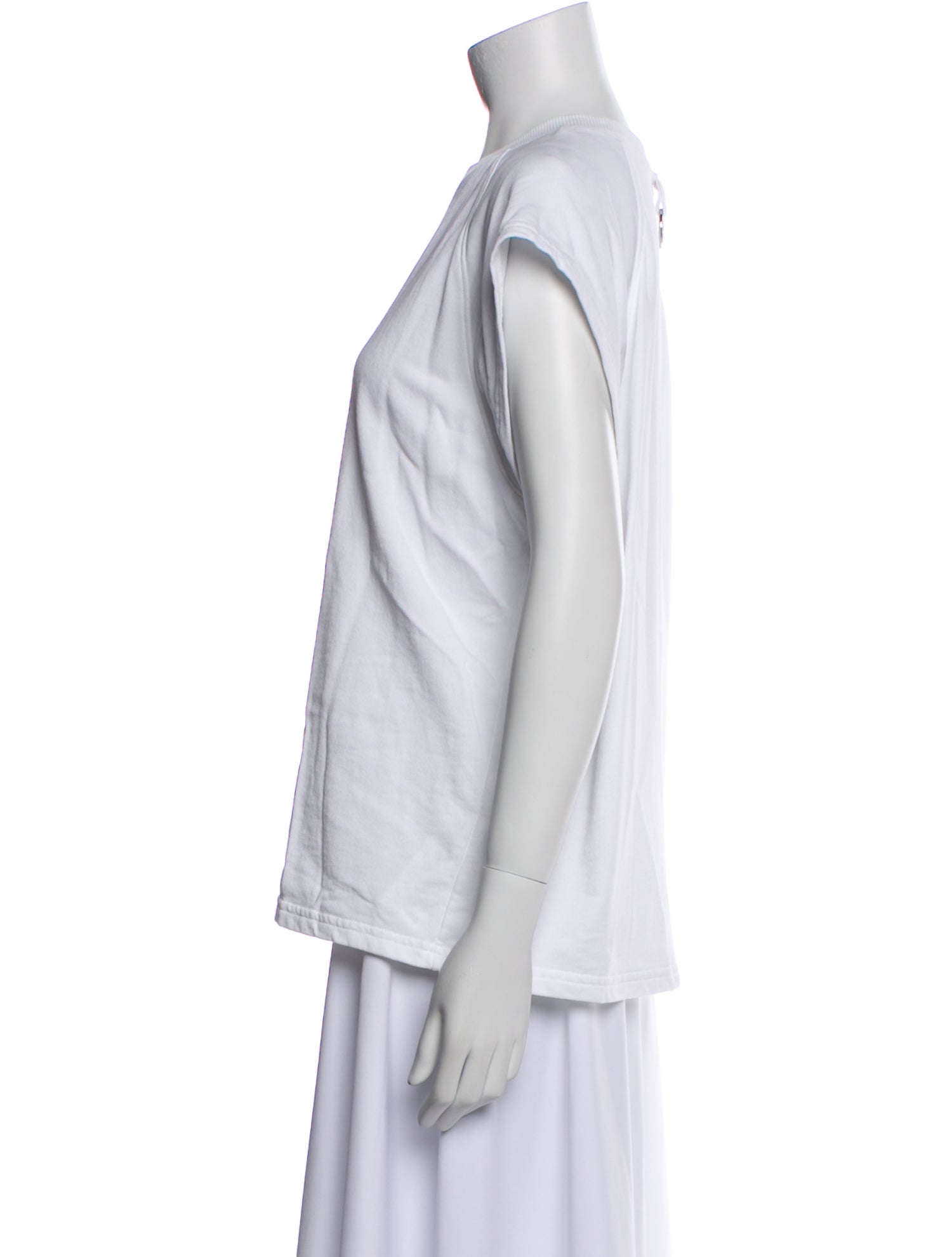 Tibi Crew Neck Short Sleeve T-Shirt