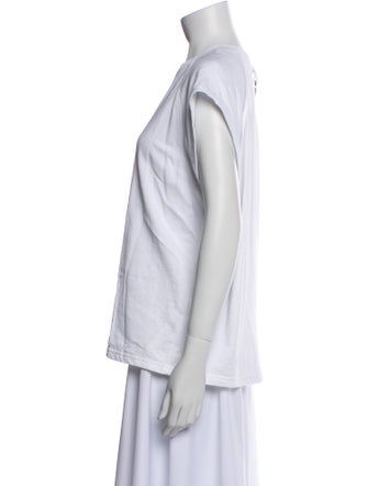 Tibi Crew Neck Short Sleeve T-Shirt