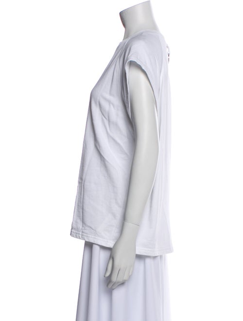 Tibi Crew Neck Short Sleeve T-Shirt