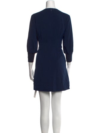 Tibi Crew Neck Mini Dress
