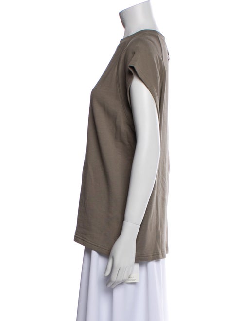 Tibi Crew Neck Short Sleeve T-Shirt