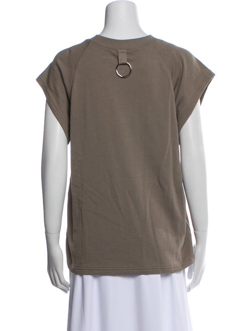 Tibi Crew Neck Short Sleeve T-Shirt
