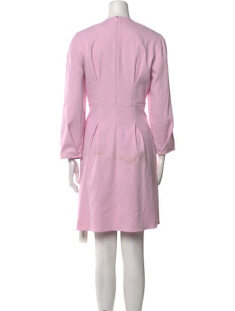 Tibi Crew Neck Mini Dress