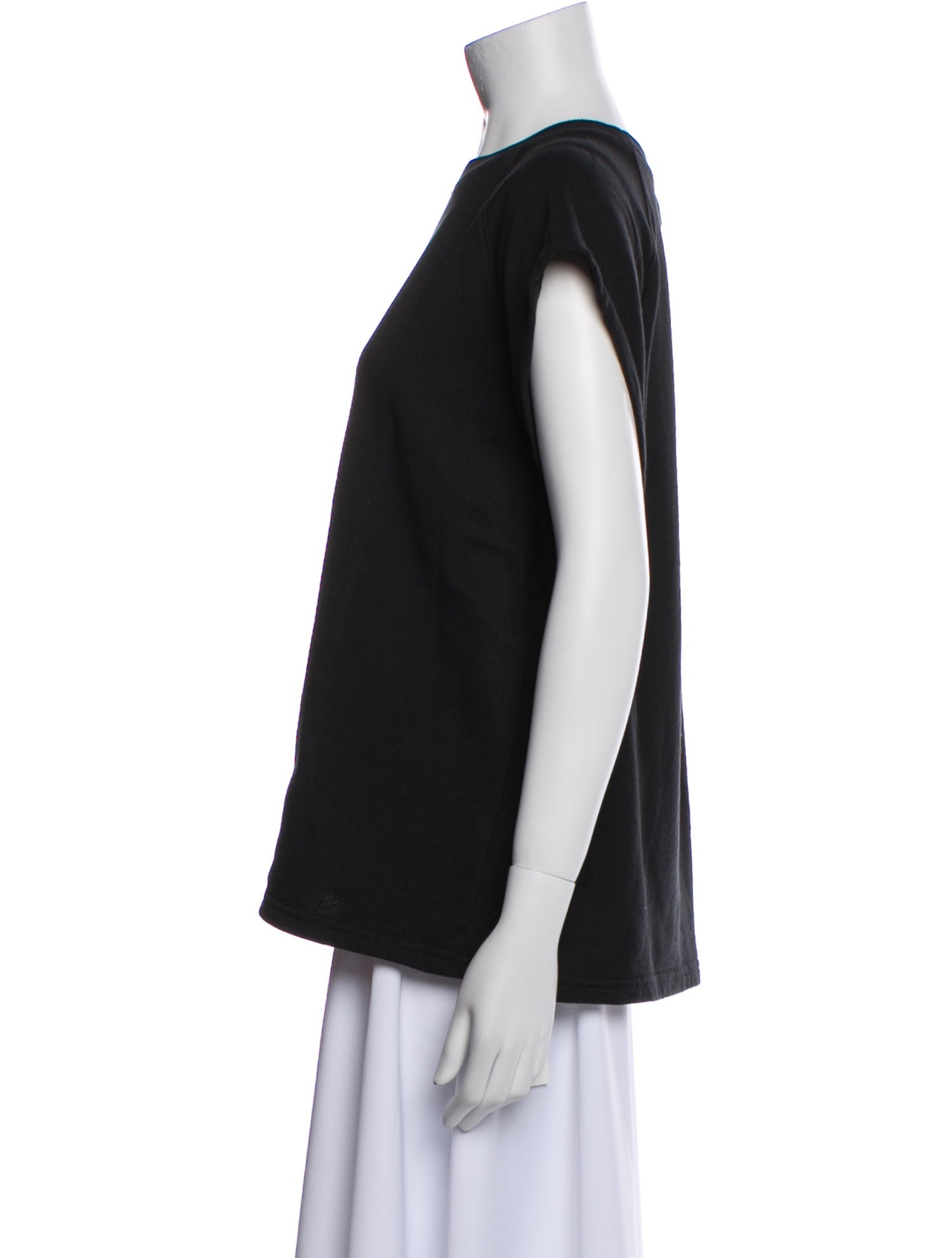 Tibi Crew Neck Short Sleeve T-Shirt